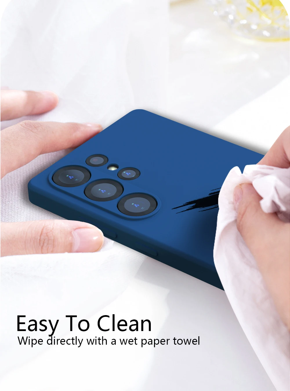Premium Liquid Silicone Phone Back Cover