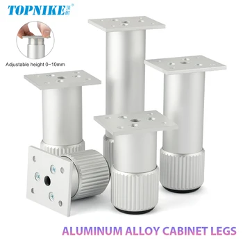 Piedini per mobili regolabili in lega di alluminio / Gambe per mobili / Gambe di supporto per mobiletto del bagno / Piedini di supporto regolabili in altezza 1