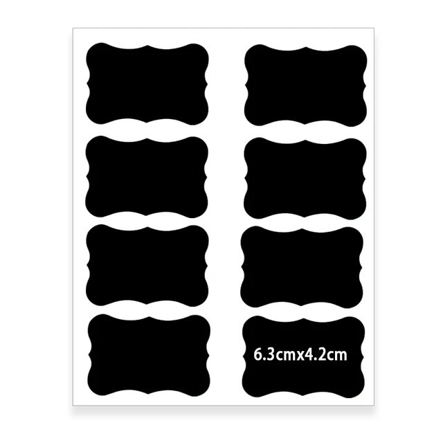 50 Labels Chalkboard Labels for Organizing, Chalkboard Stickers