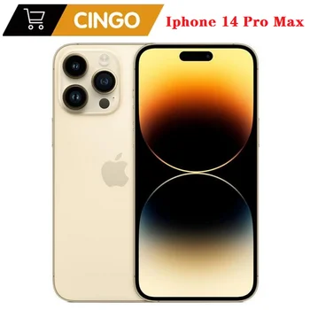 99% Nuovo iPhone 14 Pro Max Dual eSIM / 1SIM + 1eSIM 128/256 GB ROM 6 GB RAM 6,7 "Genuino Retina OLED Face ID NFC A16 cellulare