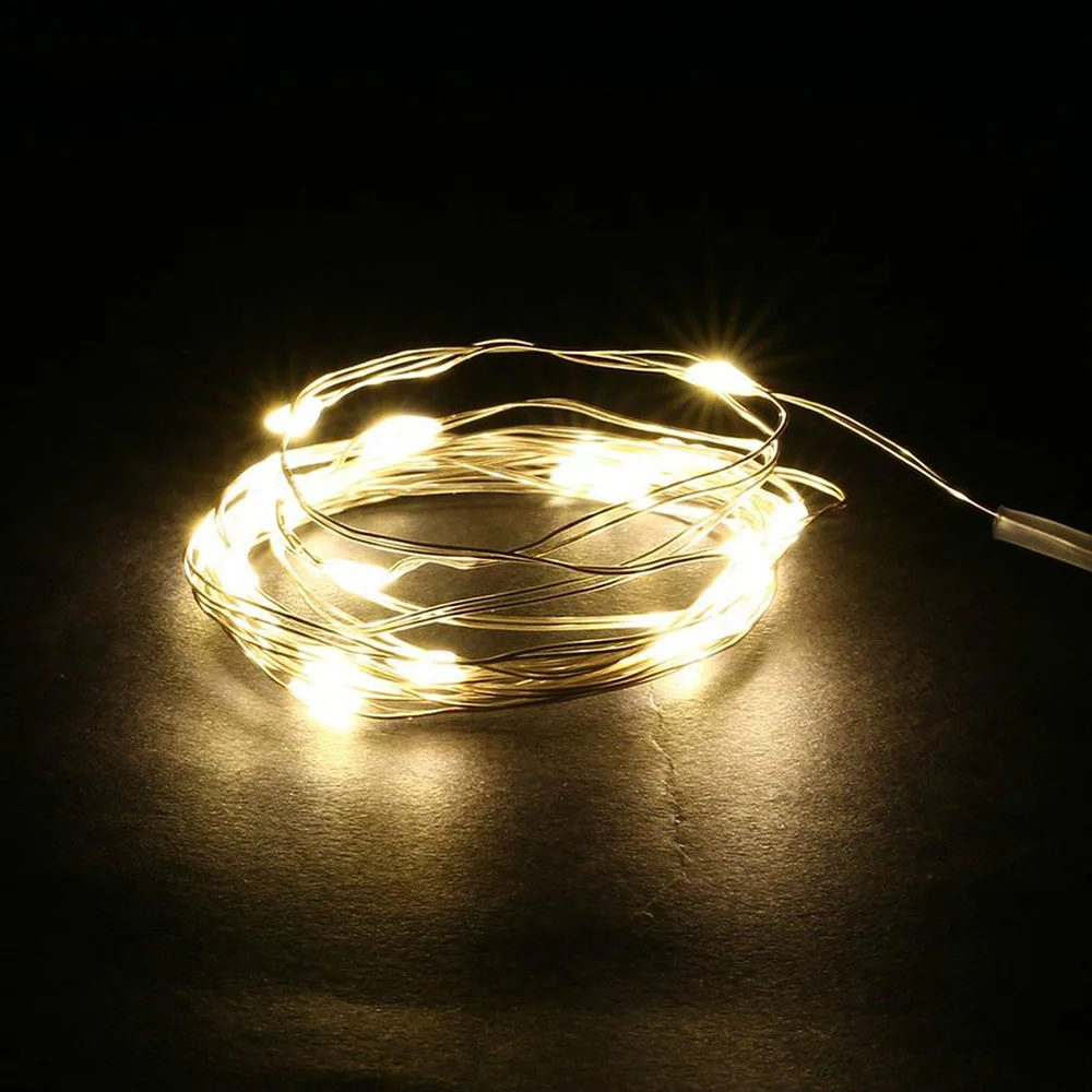 

4M 40 Led Fairy String Lights Copper Wire String Lights Holiday Decoration Outdoor Waterproof Wine Bottle Light Bedroom Decor