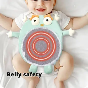 D7YD Organic Sensory Development Pillow Playmat For Infant NonSlip Bottom Bean Filled Soothing Toy For Safe Muscle Exercise 1