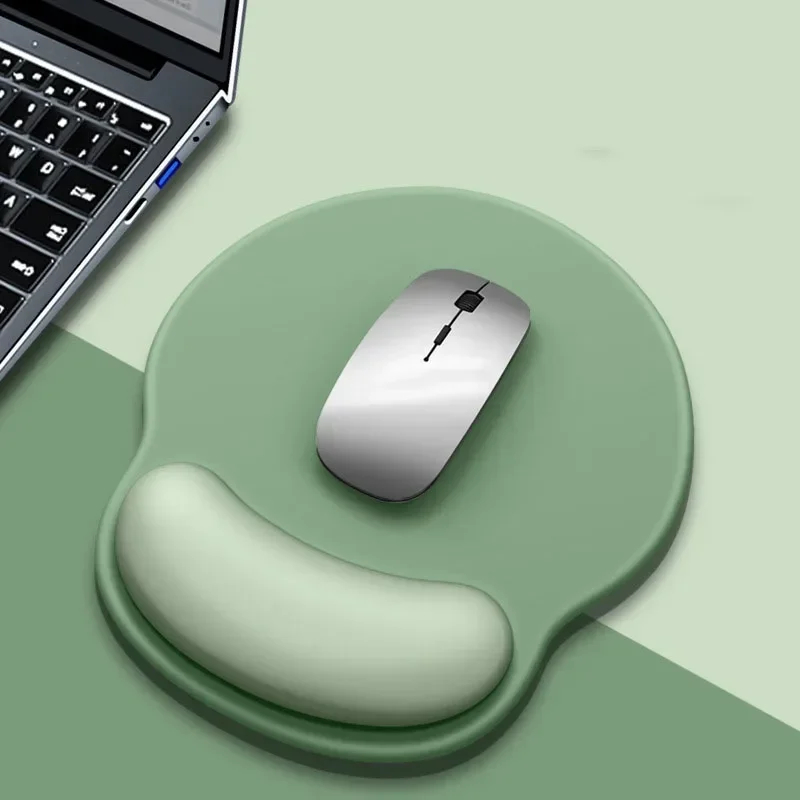 Tappetino per mouse ergonomico con supporto per poggiapolsi in gel, con base in gomma antiscivolo, per casa, ufficio, computer portatile, facile da scrivere e alleviare il dolore