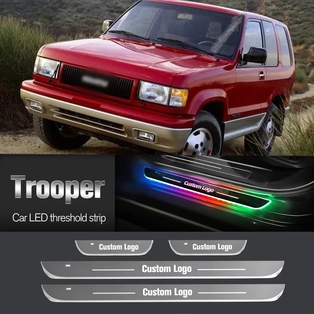 

Car Door Sill Light For Isuzu Trooper 1991-2006 2000 2002 2003 2005 Customized Logo LED Welcome Threshold Pedal Lamp Accessories