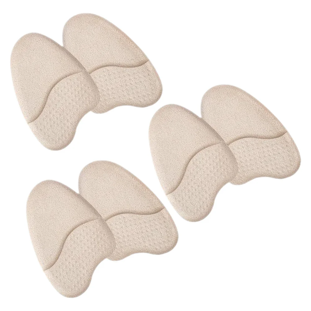 

3 Pairs Forefoot Pad High Heels Comfortable Invisible Self-adhesive Half Palm Soft Particle Anti-slip Shock-absorbing Damping