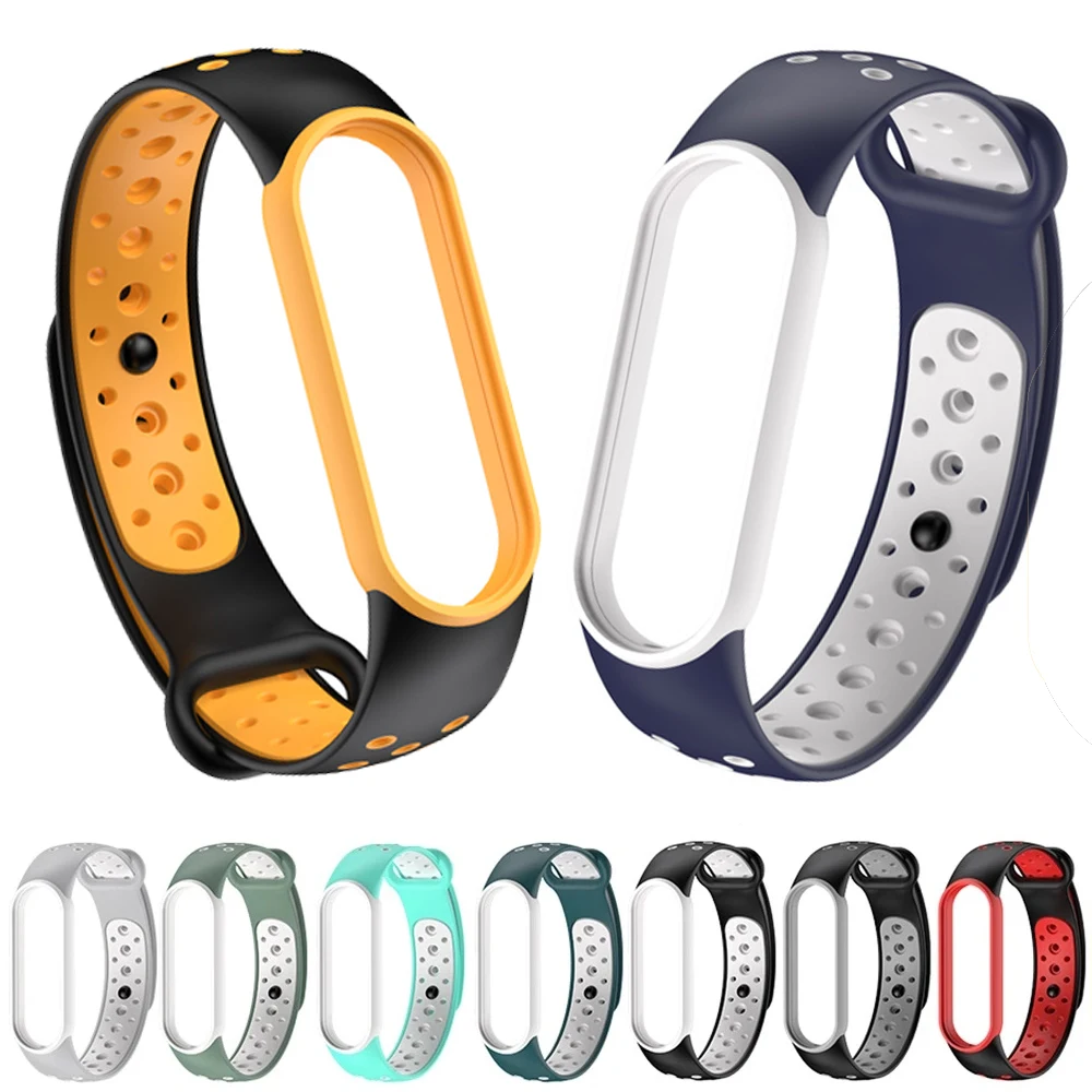 

Silicone Straps For Xiaomi Mi Band 6 5 4 3 Smart Watch Strap Replacement Bracelet For Xiaomi Band 5 6 MiBand 4 3 Wrist Strap