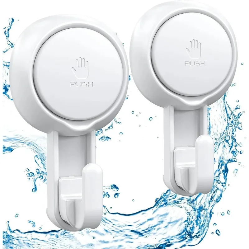 Duty Waterproof Suction Cup Hooks Strong Vacuum Hold for Bathroom Kitchen Towel Storage Wall Mount Hanger
