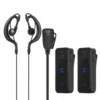 2PCS 400-470MHz Mini Walkie Talkie 2-Way Radio Transceiver & Earpiece Headset USB Powered 1