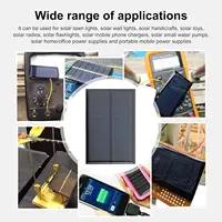 Mini panneau solaire 6V 100MA 1W, chargeur solaire, chargeurs de batterie/cellules solaires, panneaux solaires portables pour téléphone portable, jouet solaire DIY 6