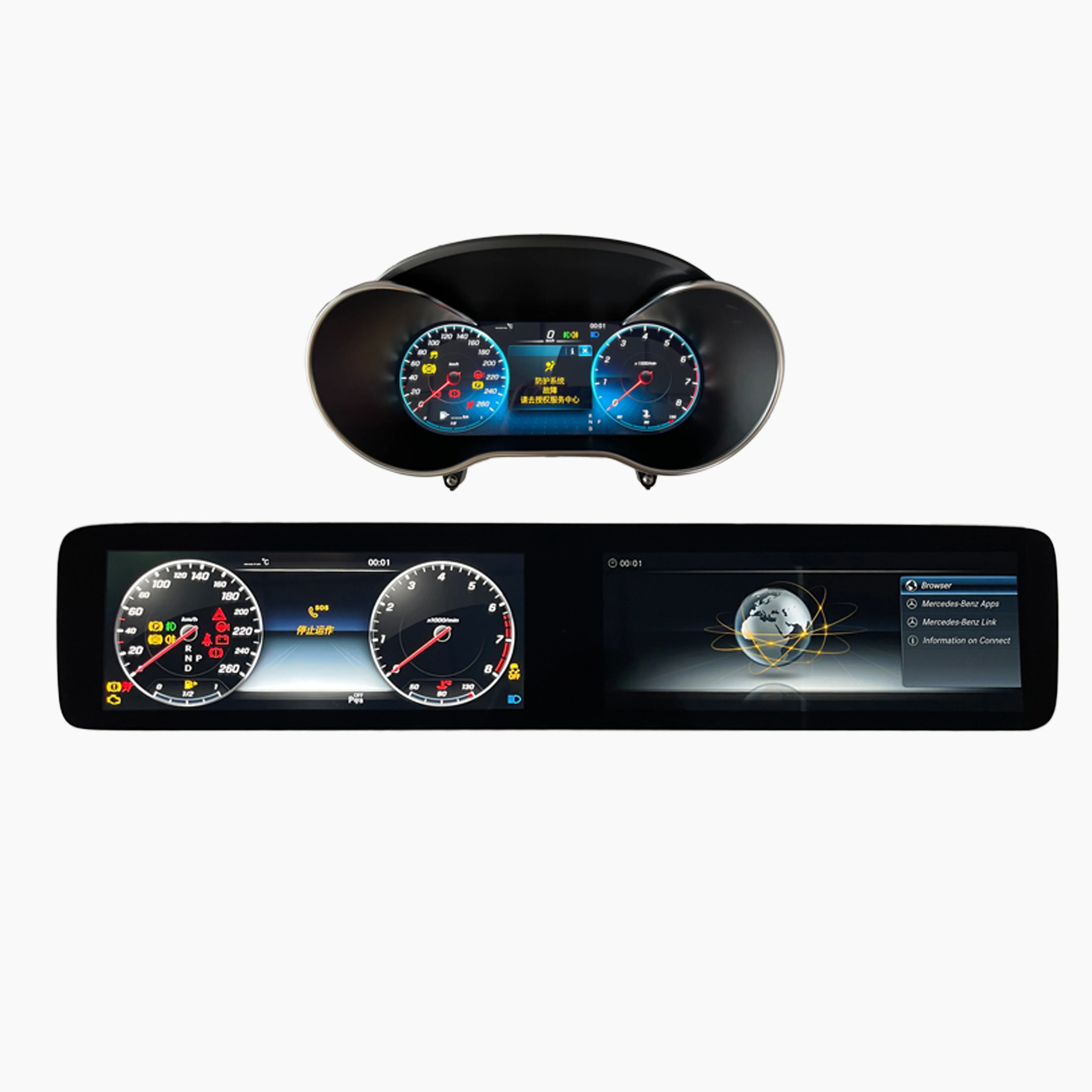 

For Mercedes-Benz Dashboard Instrument W205 W213 Multi-function Global Positioning Original Car Installation Upgrade