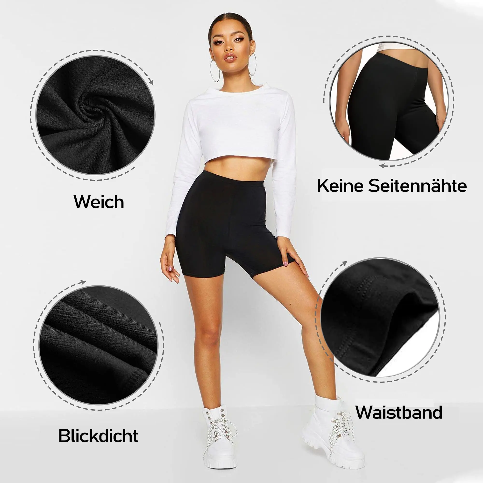 Campsnail Solid Women Shorts Summer 2022 Streetwear Casual Workout