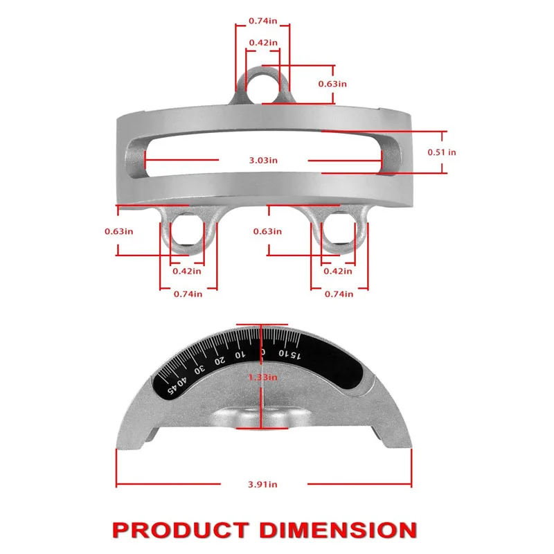 14 Inch Bandsaw Trunnions Fit For Wood Band Saw Aluminum Alloy Made, Replacement for JWBS-14, LBS-60, 426-02-395-0005