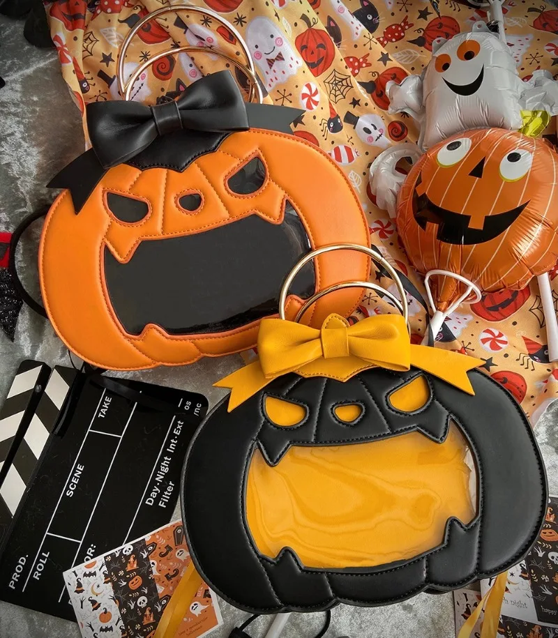 ItaBagCuteKawaiiHalloweenCrossbodyBagDisplayPopularPUHand