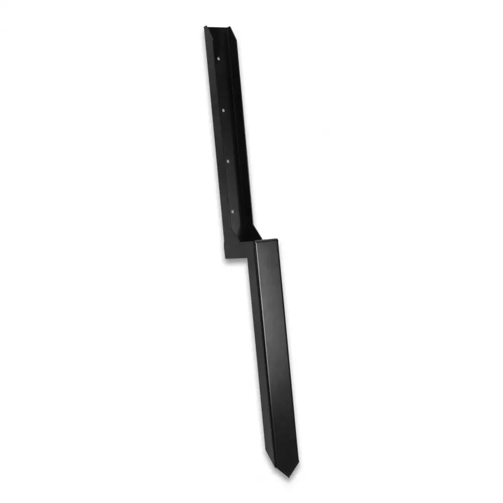 4Pcs Fence Post Repair Stakes with Fixing Screws Heavy-duty Fence Back Pointed Head Tilted Broken Wood Post Repair Tool