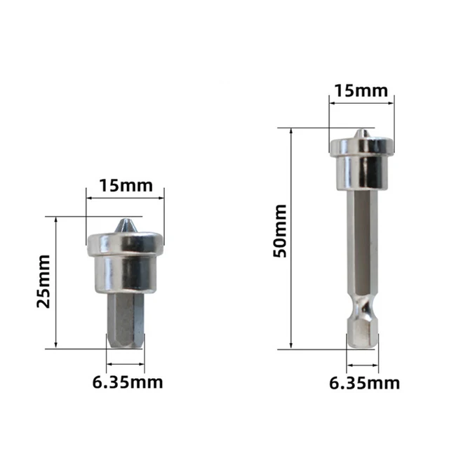 Gipszlemez Famegmunkáló Csavar Mágneses Pozicionáló Csavarhúzó Bitek Kötegelt Fej - Image 6
