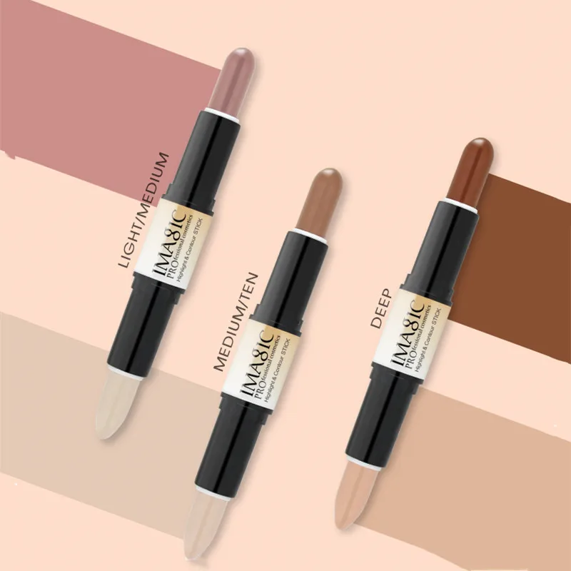 2in1 Contour Stick Face Makeup Creamy Contouring Highlighter Bronzer