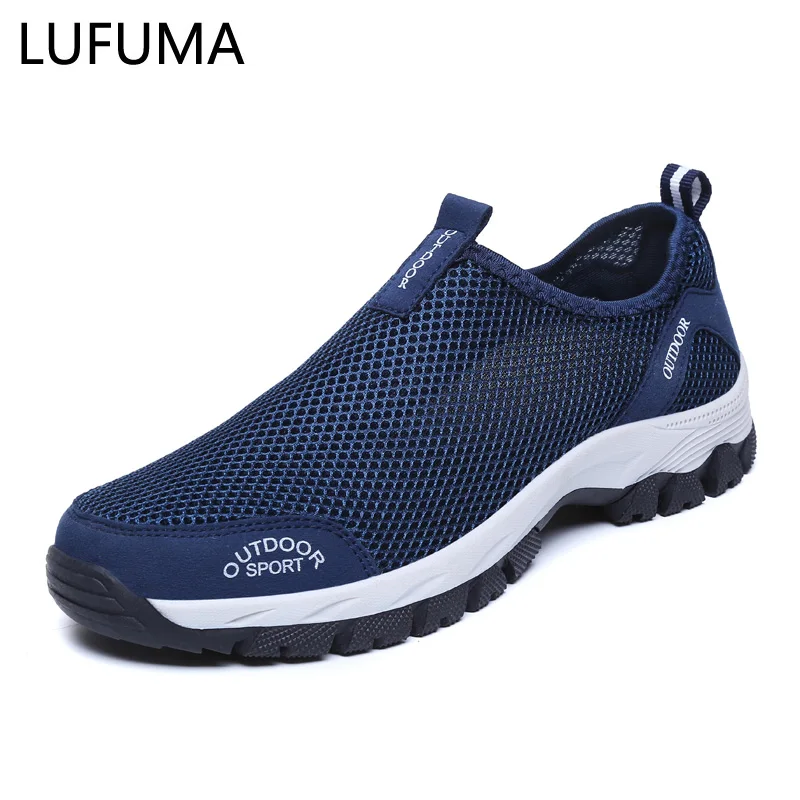 Casual shoes casual sneakers running sneakers fashion sneakers Men Summer Comfortable Casual Shoes Slip-on Breathable Air Mesh Flats Trainers Sneakers Water Loafers Size 39-49