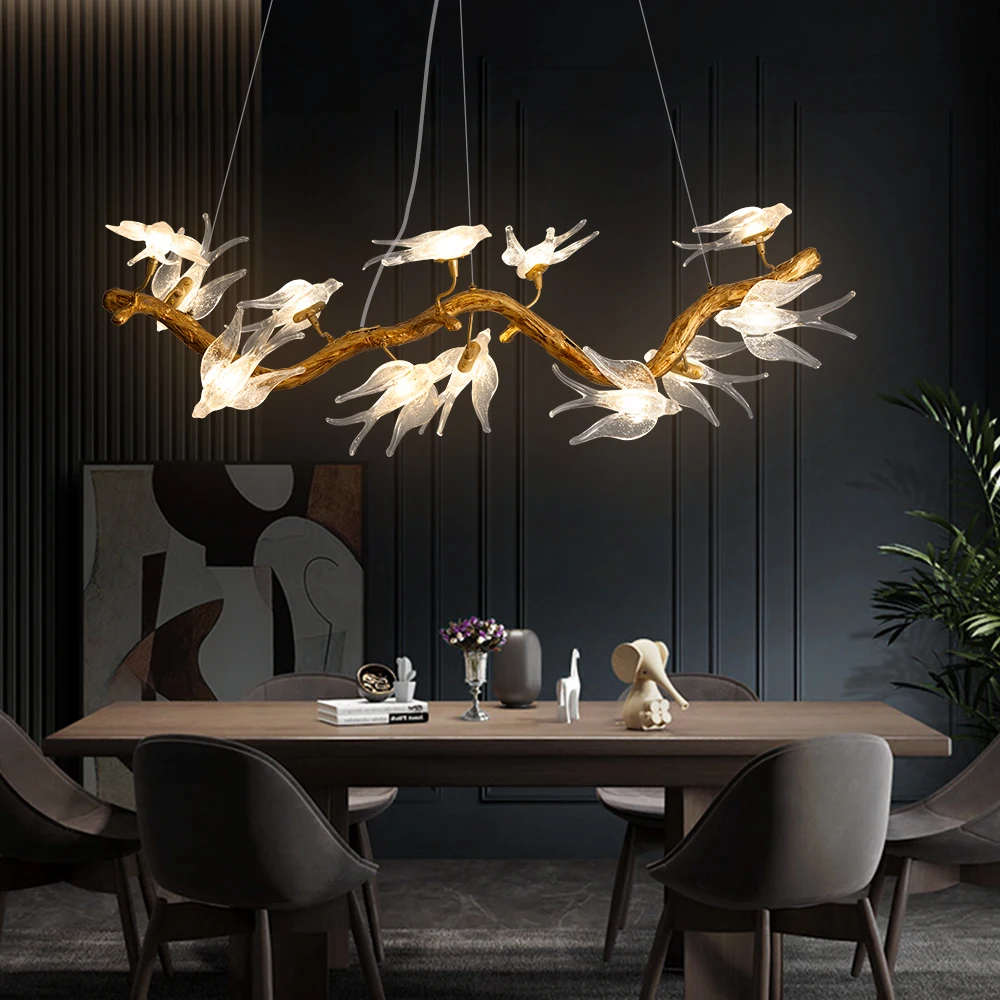 Bird Crystal Ceiling Chandelier 2