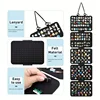 Wall Hanging Brooch Jewelry Storage Case Display Stand Display Banner Holder Earrings Necklace Glitter Pin Collection Organizer 3