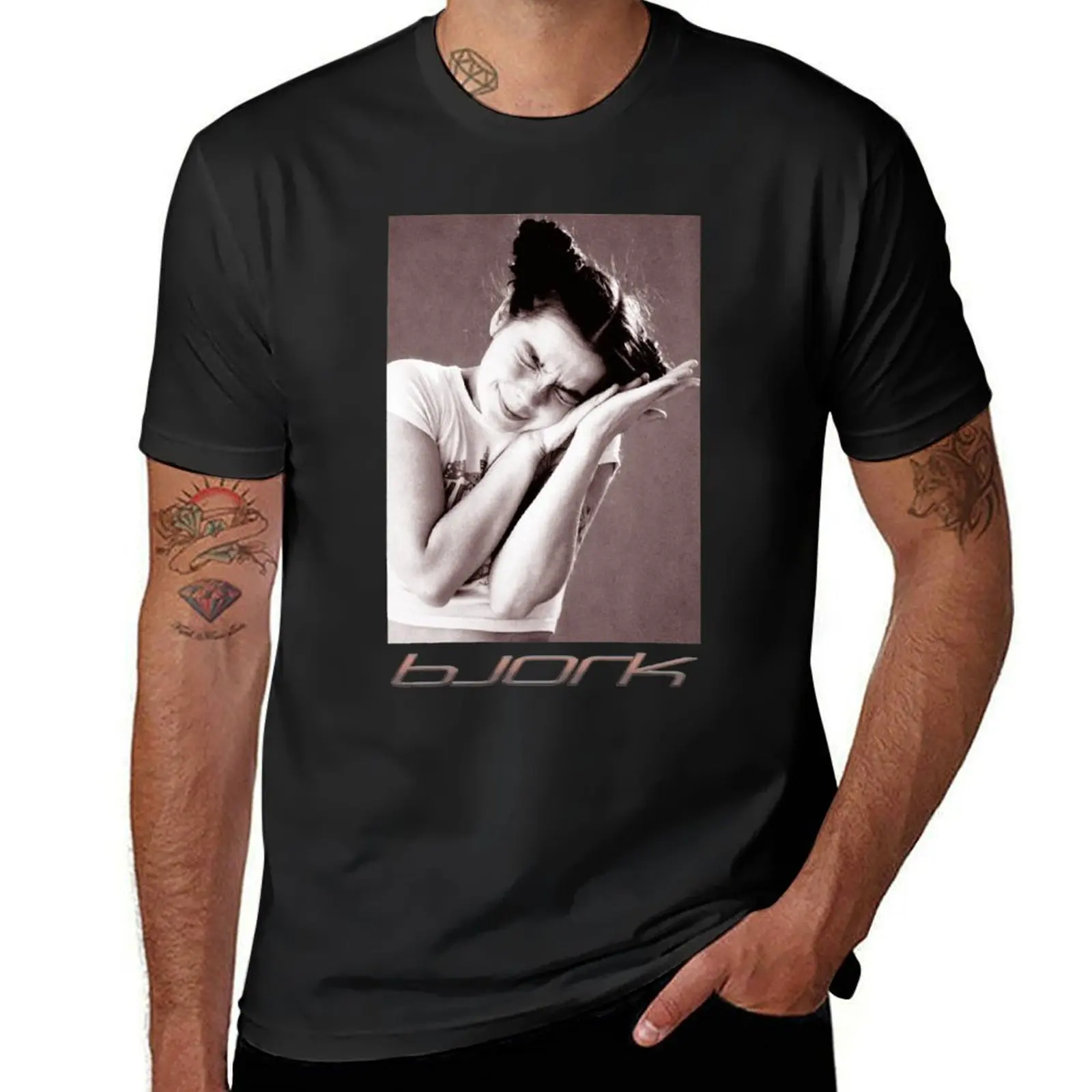 

bjork T-shirt boys animal print boys whites fitted t shirts for men