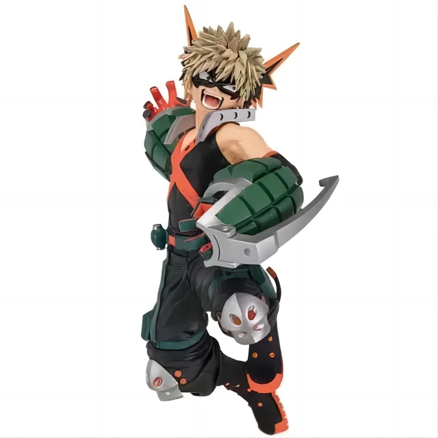 Bring the explosive presence of Katsuki Bakugo to your collection with the Banpresto My Hero Academia The Amazing Heroes Vol. 3 Katsuki Bakugo Figure at an unbeatable discount.