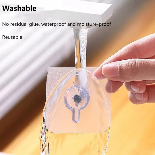 벽에 구멍을 뚫지 않고도 물건을 걸 수 있는 실용적이고 미적인 솔루션