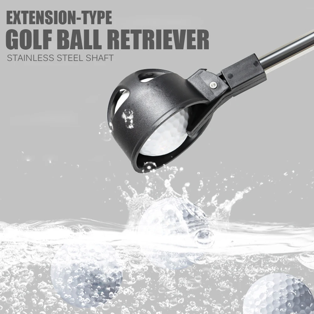 Description Picture 3 of itemExtension-type Golf Ball Retriever Stainless Steel Shaft Telescopic Rod Golf Outdoor Sport Accessory Portable Pick Up Tool