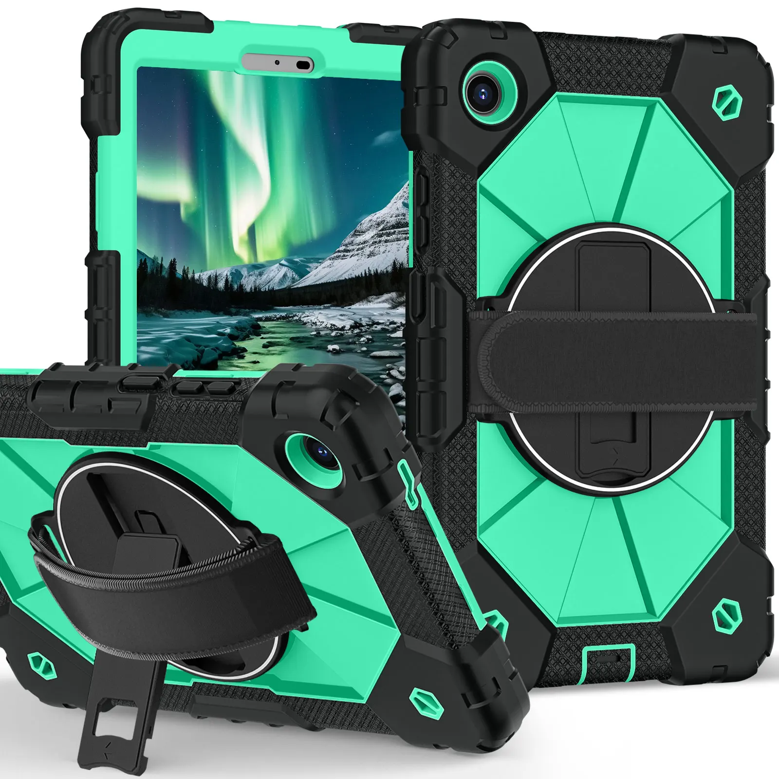 Durable Kids' Shockproof Case with Handle and Shoulder Strap