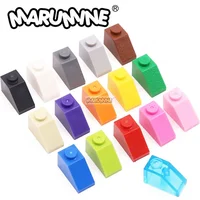 Marumine 1x2 Slope MOC Bricks Parts 3040 Classic Create Building Blocks Trunk Roof Accessories Pieces Boys DIY Construction Toy 1