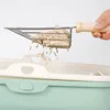 Cat Litter Shovel Stainless Steel Sand Scoop for Cats Toilet Cleaning Tools Metal Wooden Handle Cat Litter Scoop Pet Supplies 2