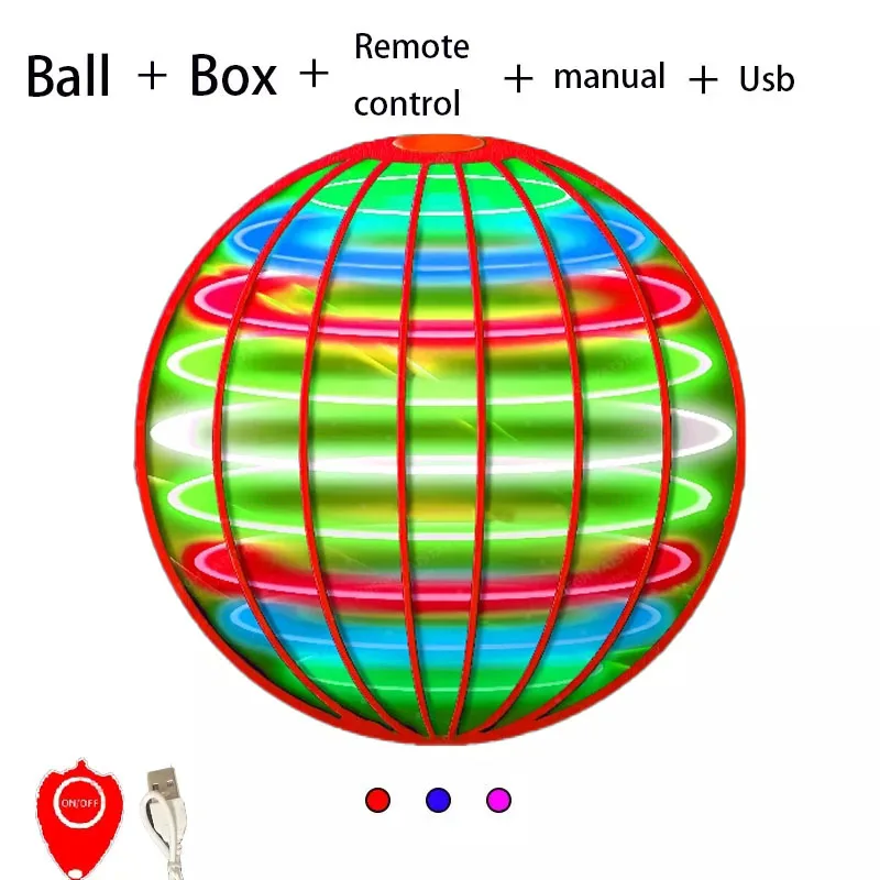 Flying Ball Boomerang Flyorb Magic With LED Lights Drone Hover Ball Fly Nova Orb