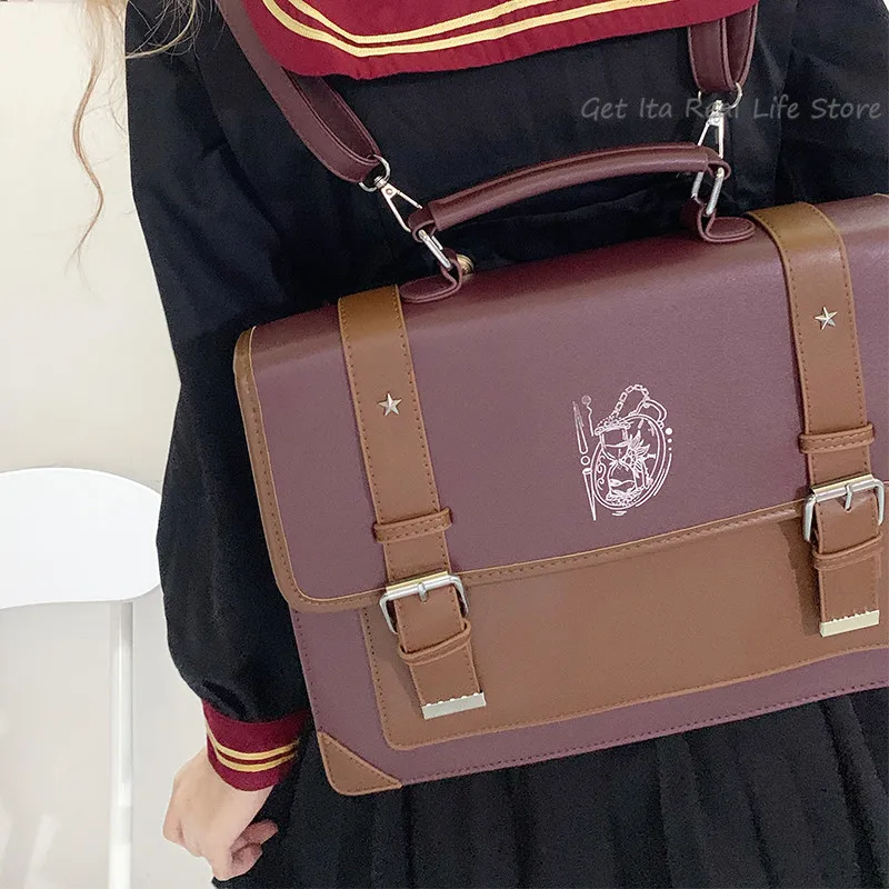 Kawaii Japanese Backpack Girls PU Leather Luxury Backpack for School Women's Backpack Japan Uniform Mochila H230