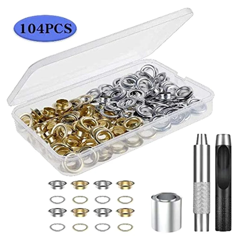 1 Set Of Hole Punch Tool Metal Eyelet Installation For Bag Hole Cloth Fabric Canvas Garment Diameter 12Mm Durable