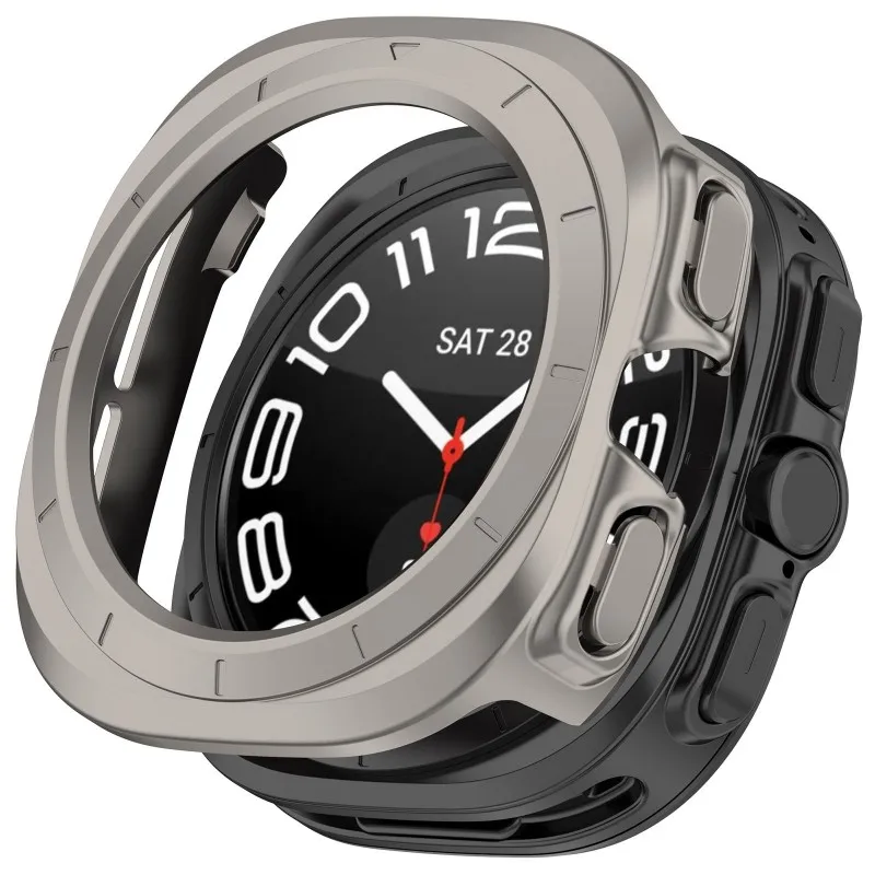 Enhanced Protective PC Case for Galaxy Watch Ultra - Durable Hard Cover Bumper Accessory