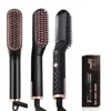 Portable Electric Hair Comb Brush 3 in 1 Hair Straightener Brush Fast Heating Styling Tools 6