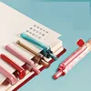 M&G 4pcs 0.5mm Gel Pen Black Quick Drying Press Bullet Signature Pens Hand Soft Rubber Sheath Smooth Writing for Students Office 3