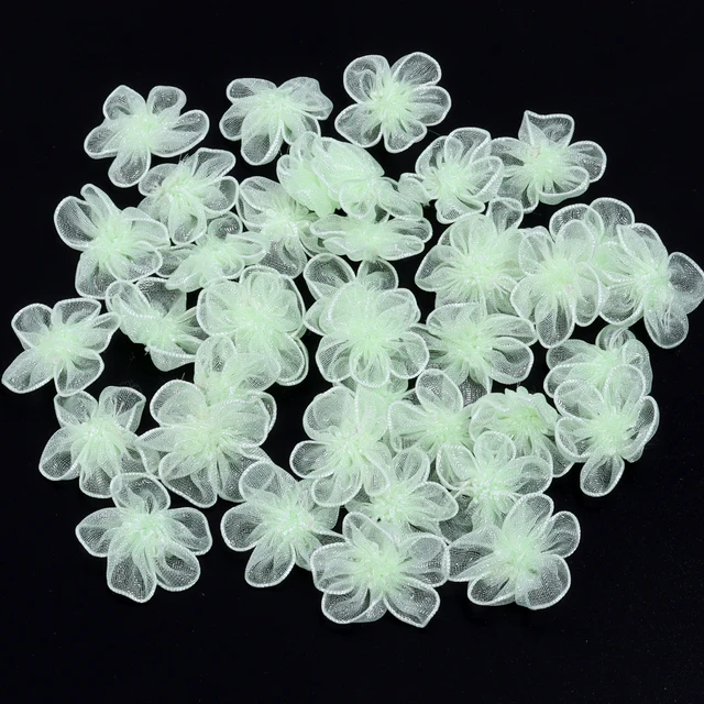 24 Fiocchi Regalo In Garza - 5cm Largo, Per Natale, Matrimoni E San Valentino - Foto 9