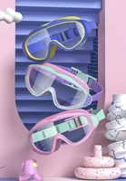 Lunettes de natation pour enfants ; antibuée et anti-ultraviolets ; lunettes de natation grand angle ; lunettes de piscine imperméables pour enfants ; sui 5