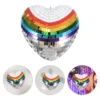 Heart Shaped Disco Ball Reflective Mirror Ball Hangings Disco Ball Ornaments Mirror Disco Ball for Wedding 1