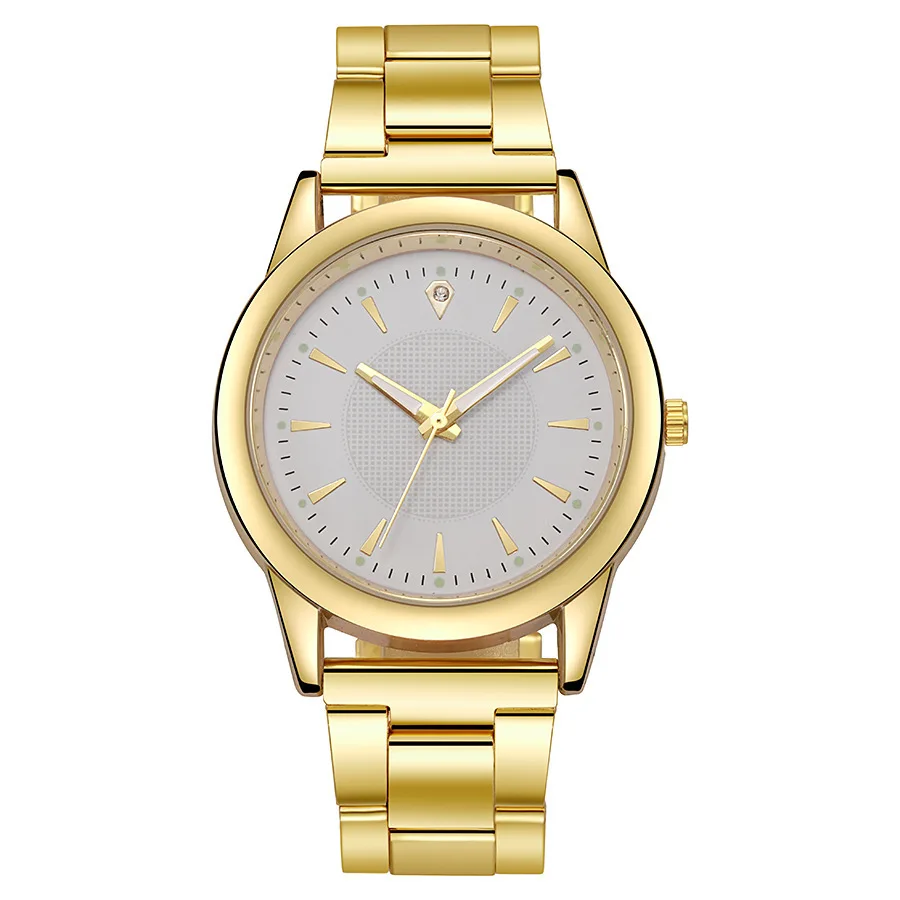 MAYZHISU Women Gold Wristwatches Light Luxury Watch for Women Quartz Stainless Steel Waterproof Female Clock Ladies Watch