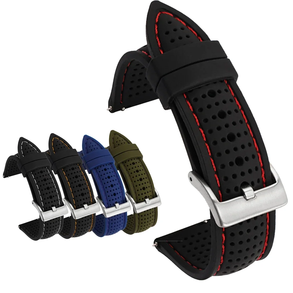 Universal Sport Silicone Strap - Waterproof Quick Release Bracelet Band