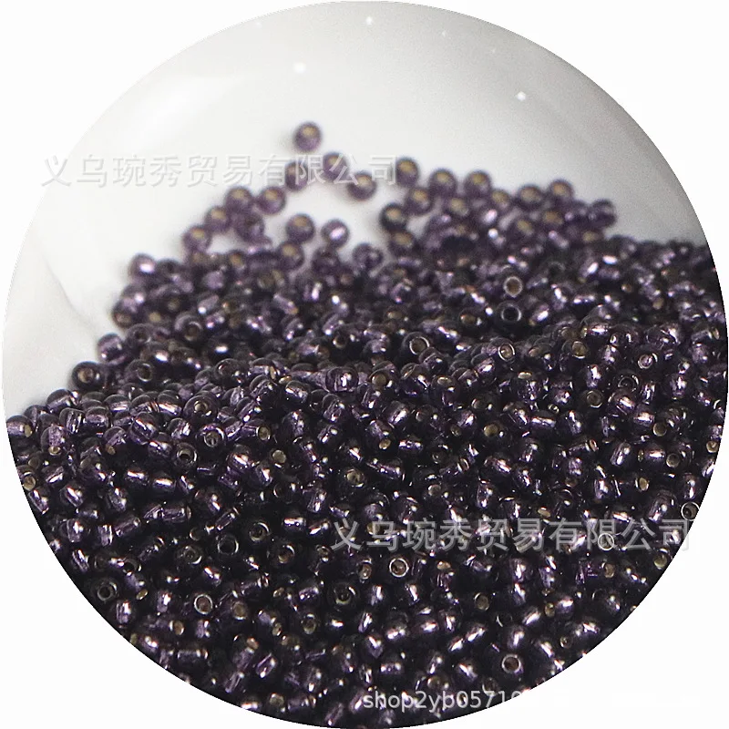 Filled Silver Glass Rice Beads for Handmade DIY Jewelry Accessories