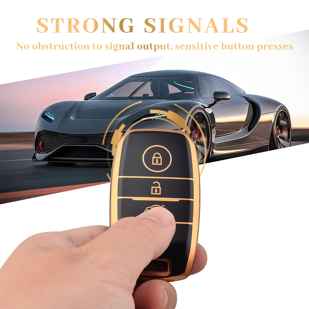 Premium TPU Car Key Case Cover
