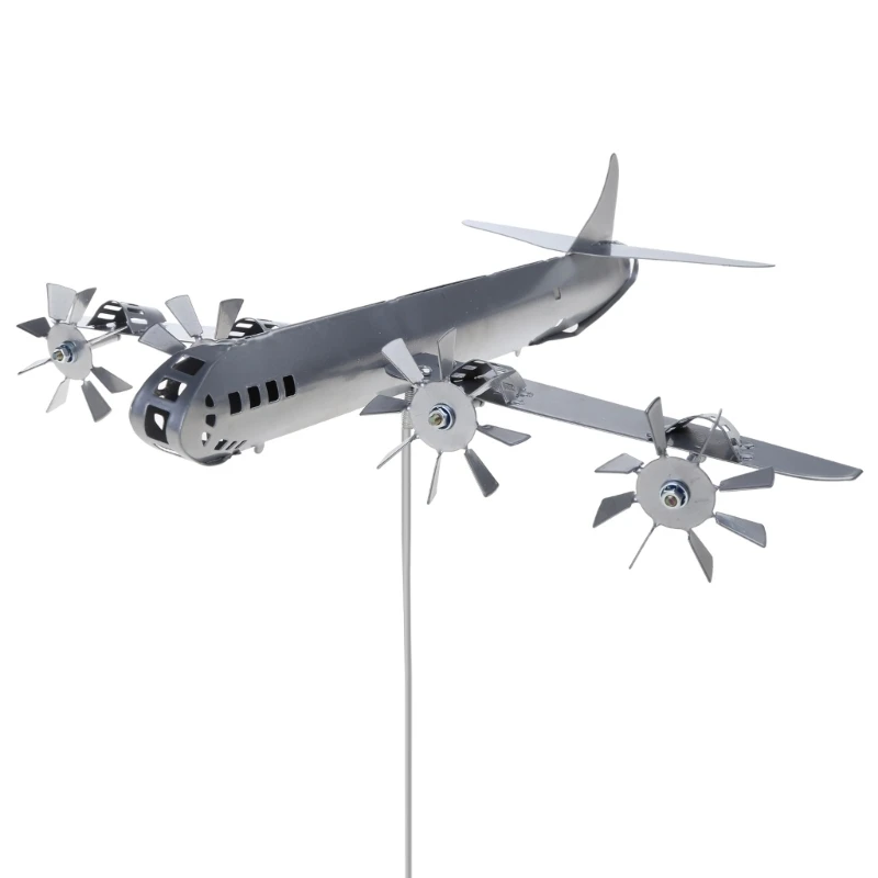 

Outdoor Metal Wind Spinner Windmill Super Aircraft Sculpture Decoration 45BE