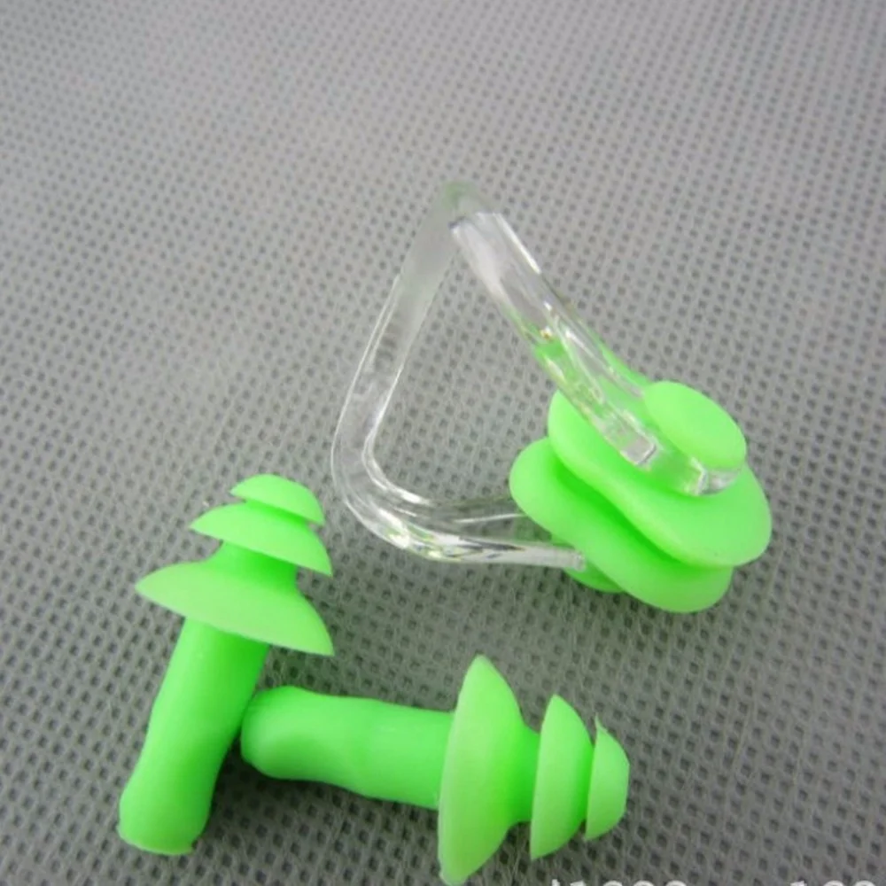 1 Sets Silicone Nasal Splint Waterproof Earplug Pool Accessories Diving Swimming Multi Snorkel Mask Scuba Surf Boat