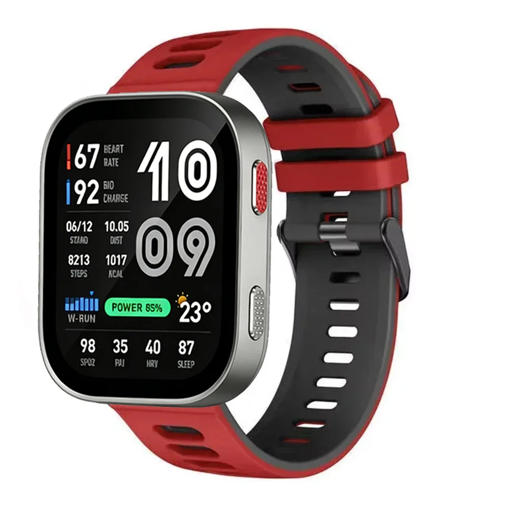 Two-Tone Silicone Strap - Comfortable and Stylish Bracelet