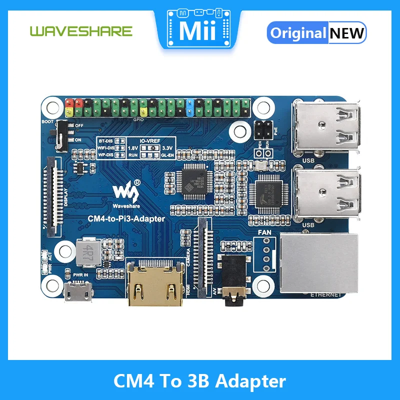Scheda Di Espansione Adattatore Raspberry Pi Cm4 A 3B Per Raspberry Pi 3 Modello B/B + Pi 3B Modulo Di Calcolo 4 Lite/Emm Cm4-To-Pi3-Adapter
