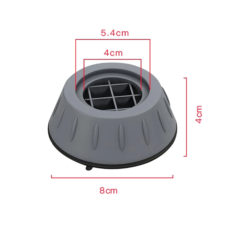 4Pcs Anti Vibration Pads Washing Machine Anti-skid shock Feet Legs Mat Universal Noise-reducing Leg Base for Home Furniture furniture leg pads,furniture pads,washing machine pads,anti vibration pads