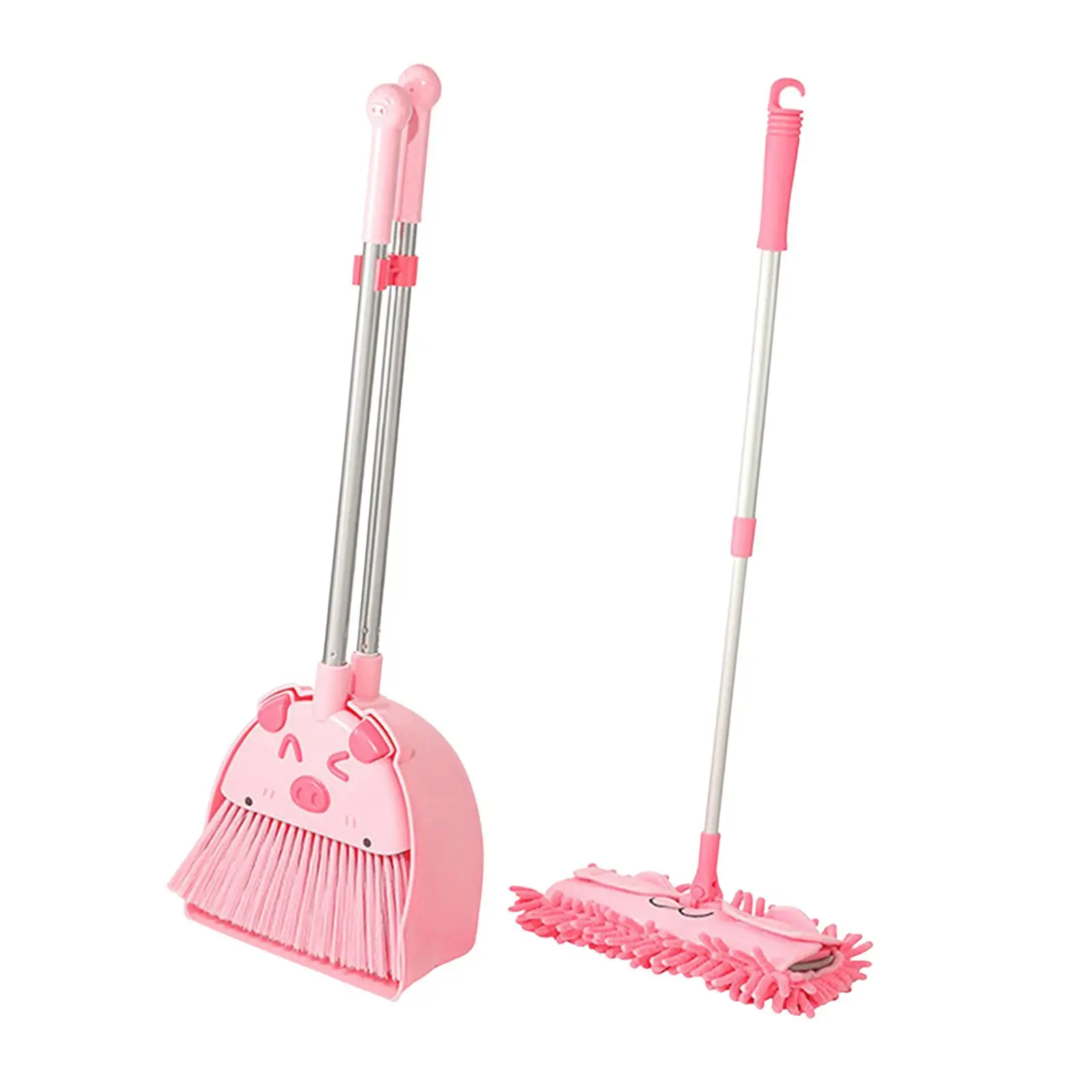 Kids Cleaning Toy Set Toddlers Broom Set Little Housekeeping Helper Set for Kindergarten Preschool 2