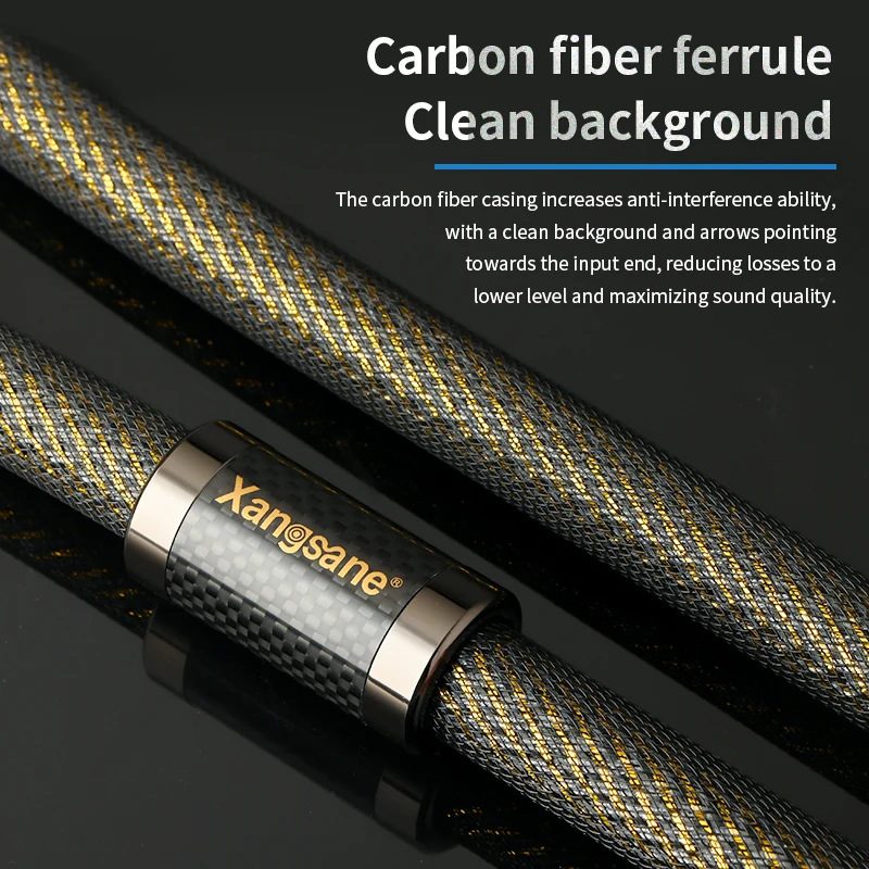 Xangsane-純粋な銀のhifi電源ケーブル,CDデバイス,フロントステージ
